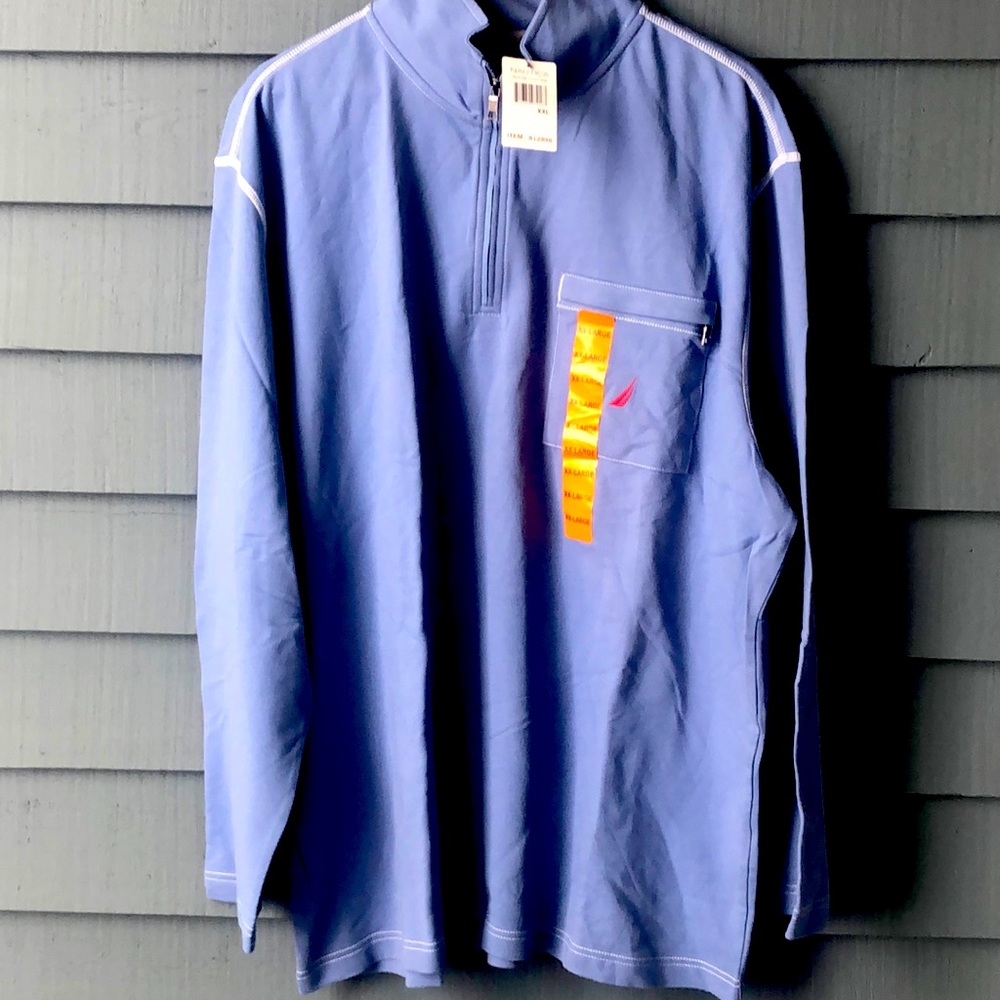🏌🏽🏌🏽🏌🏽 NAUTICA PULLOVER SIZE XXL NWT POCKET WITH LOGO 🏌🏽🏌🏽🏌🏽